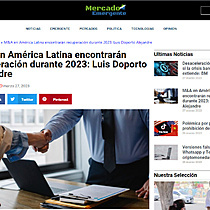M&A en Amrica Latina encontrarn recuperacin durante 2023: Luis Doporto Alejandre